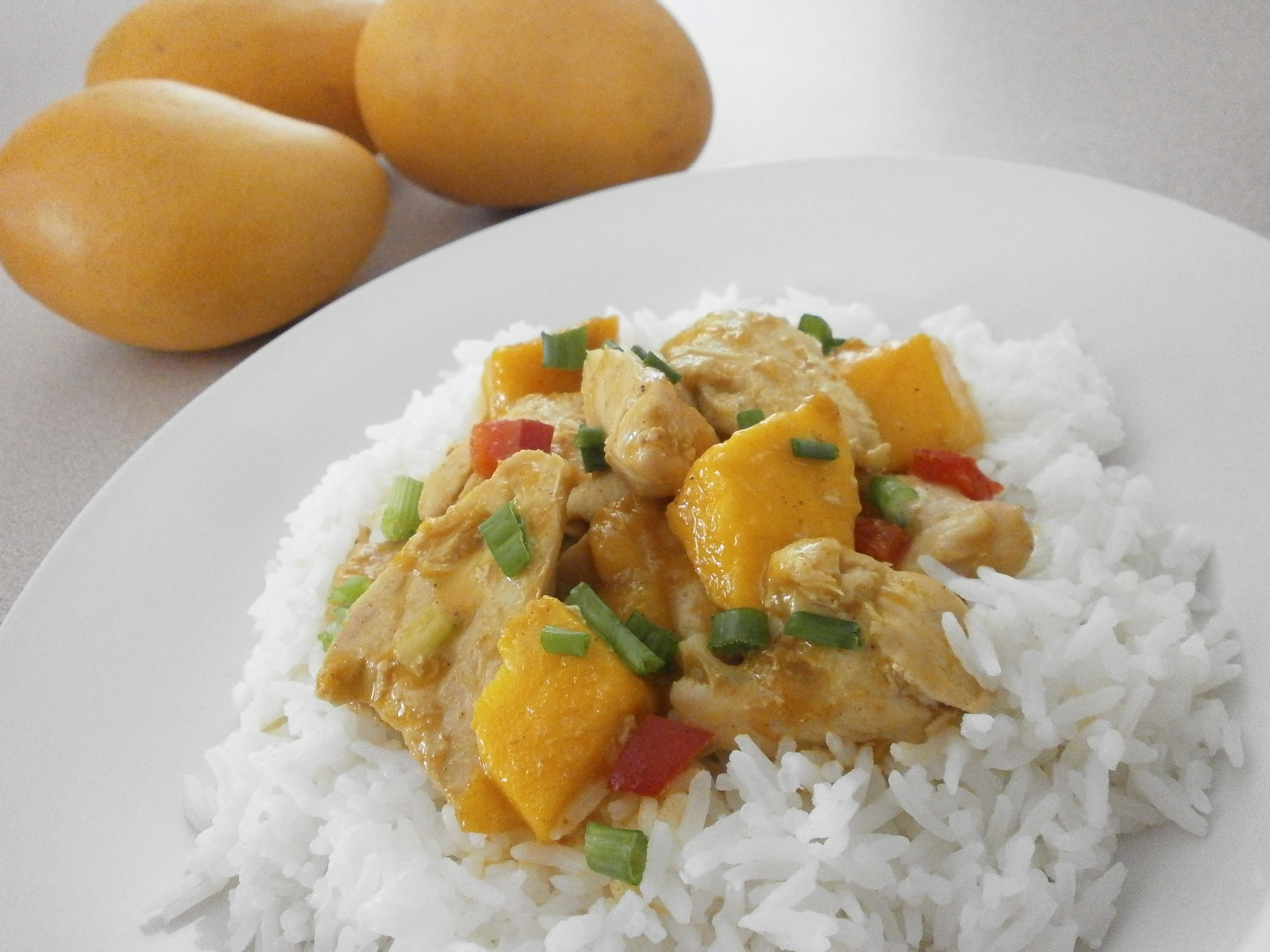 Mango Chicken Curry | Swirls and Spice