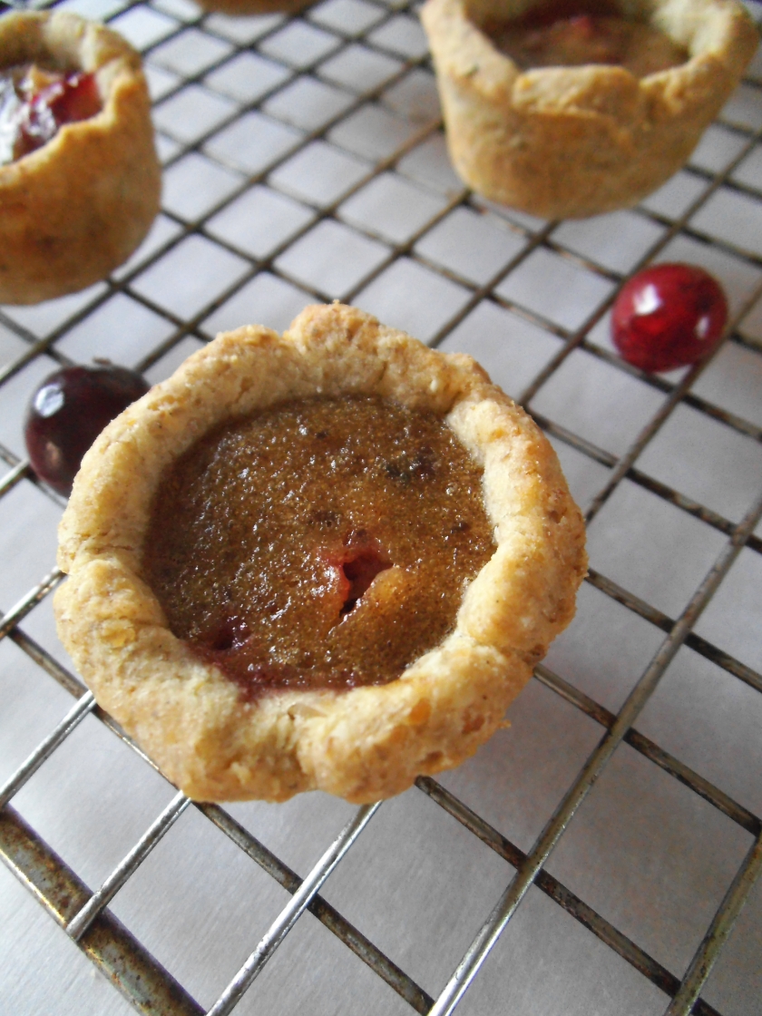 Cranberry Date Tartlets by Swirls and Spice - Featured at Natural Family Friday