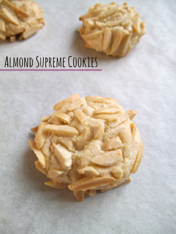 Almond Supreme Cookies | Swirls and Spice