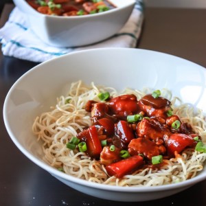 Pan-Fried Noodles with Baby Corn Manchurian | by Relish the Bite