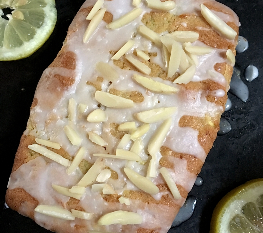 Lemon Zucchini Bread with Almonds {Gluten Free} | by Swirls and Spice