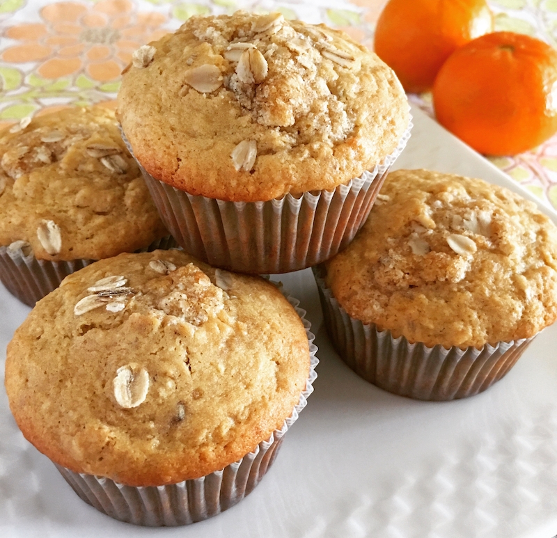 Orange Oat Muffins | Swirls and Spice #glutenfree